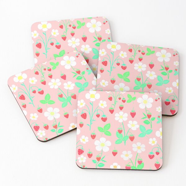 Item preview, Wild Strawberries Blush Pink designed and sold by SilverPegasus.