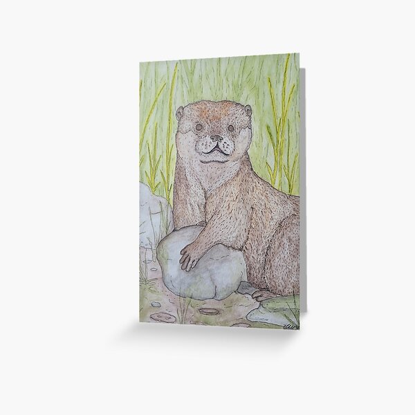Artikel-Vorschau von Otter am Ufer, designt und verkauft von Cuno Ahlers.