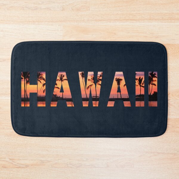 Item preview, Hawaii Sunset Palm Typography designed and sold by rdxart.