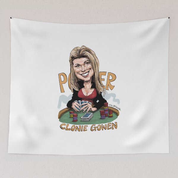 Item preview, Clonie Gowen caricature by Ian Baker designed and sold by IanBakerToons.