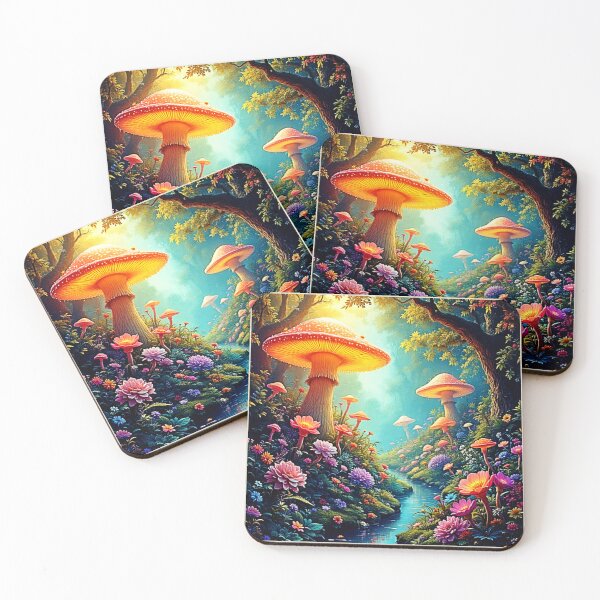 Item preview, Enchanted Mushroom Forest Dream designed and sold by Health And Fitness Posts e-Store.