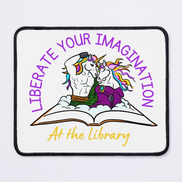 Item preview, Liberate your imagination at the library designed and sold by Kate Miller Illustrator.