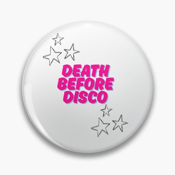 Item preview, Death Before Disco designed and sold by CBGD 2020.