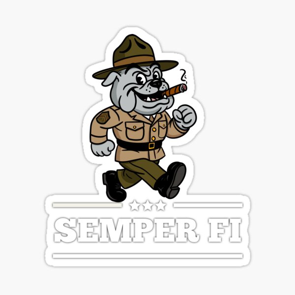 Artikel-Vorschau von SEMPER FI, designt und verkauft von Kate Miller Illustrator.