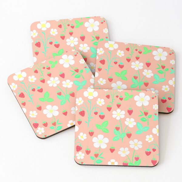Item preview, Wild Strawberries Apricot Peach designed and sold by SilverPegasus.