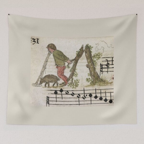 Item preview, "Wounded and bound in his own spoils", medieval painting, 10th century AD designed and sold by PatronesKawai.
