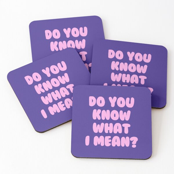 Item preview, Do you know what I mean? Manchunian Slang - Pink designed and sold by FunnehGacha.