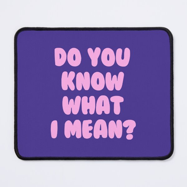 Item preview, Do you know what I mean? Manchunian Slang - Pink designed and sold by FunnehGacha.