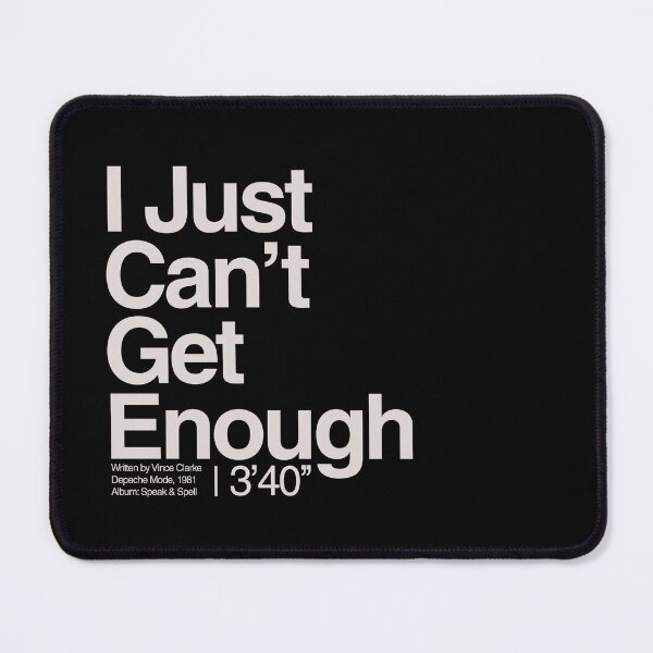 Item preview, Can't get enough! designed and sold by Periodic Table of Synthpop.
