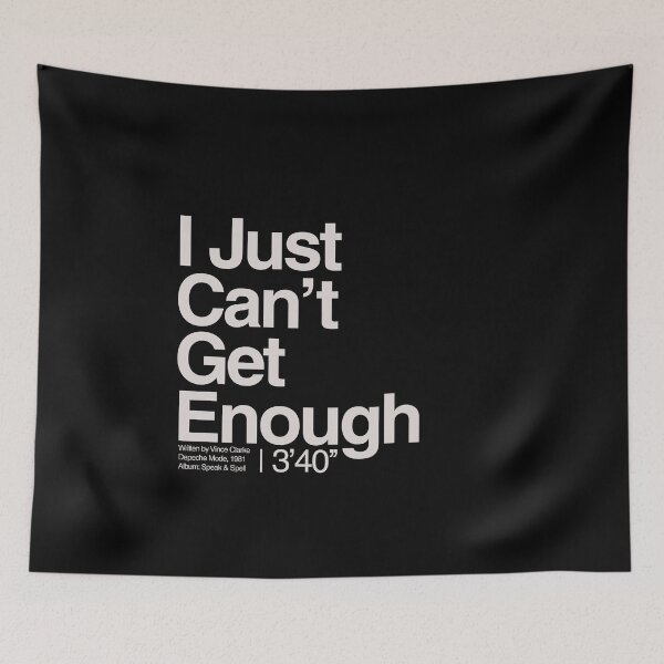 Item preview, Can't get enough! designed and sold by Periodic Table of Synthpop.