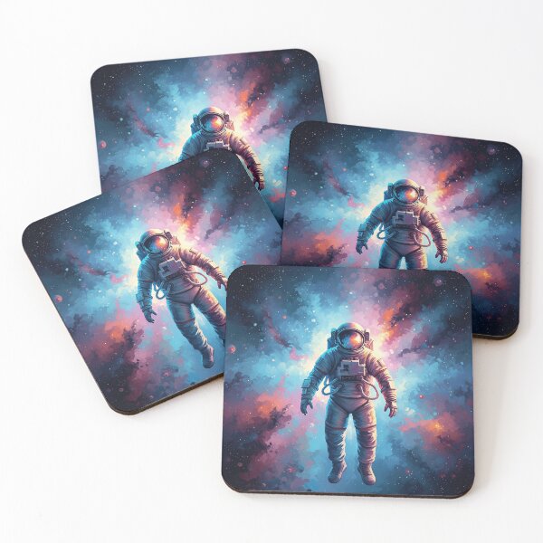 Item preview, Astronaut Floating in Cosmic Space designed and sold by AriesArtCom.