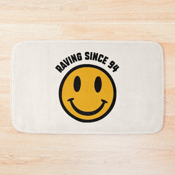 Item preview, Raving Since 94  | Vintage Acid House Smiley Face Design for Electronic Music and Techno Fans designed and sold by paulo silveira.