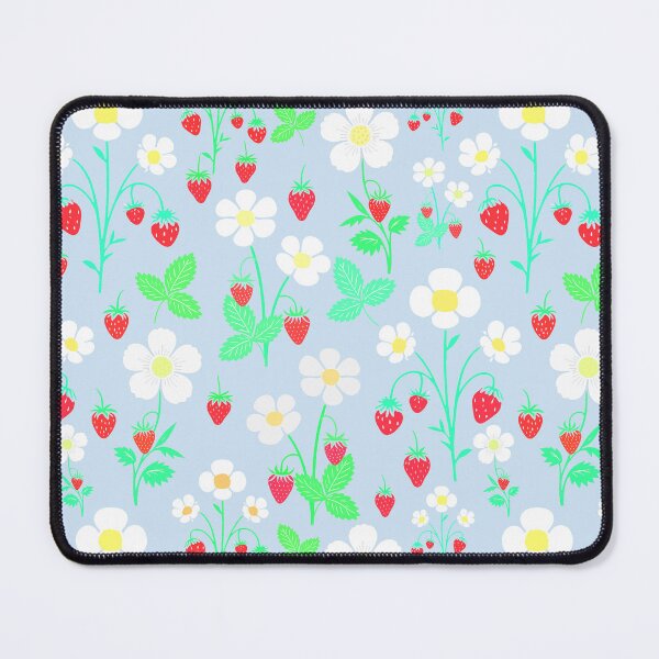 Item preview, Wild Strawberries Light Blue designed and sold by SilverPegasus.