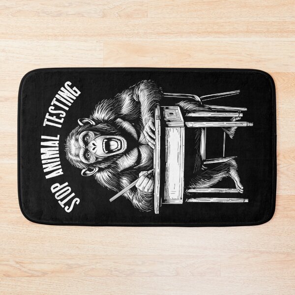 Item preview, Stop Animal Testing Funny Monkey Chimp School Test Taker designed and sold by GrandeDuc.