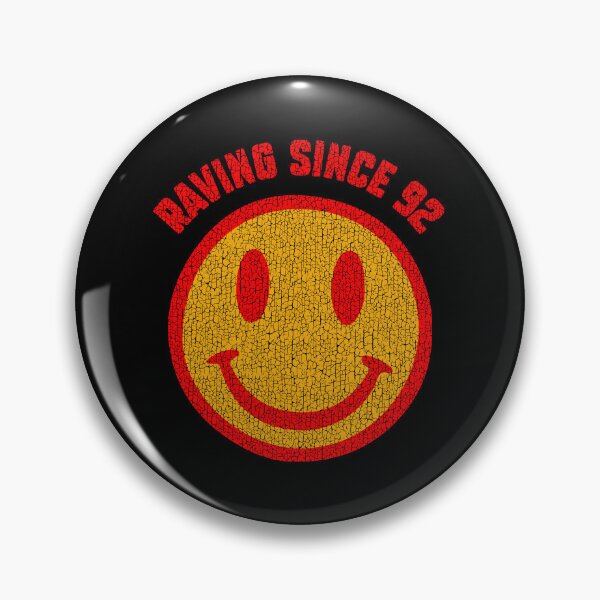 Item preview, Raving Since 92  | Vintage Acid House Smiley Face Design for Electronic Music and Techno Fans designed and sold by paulo silveira.
