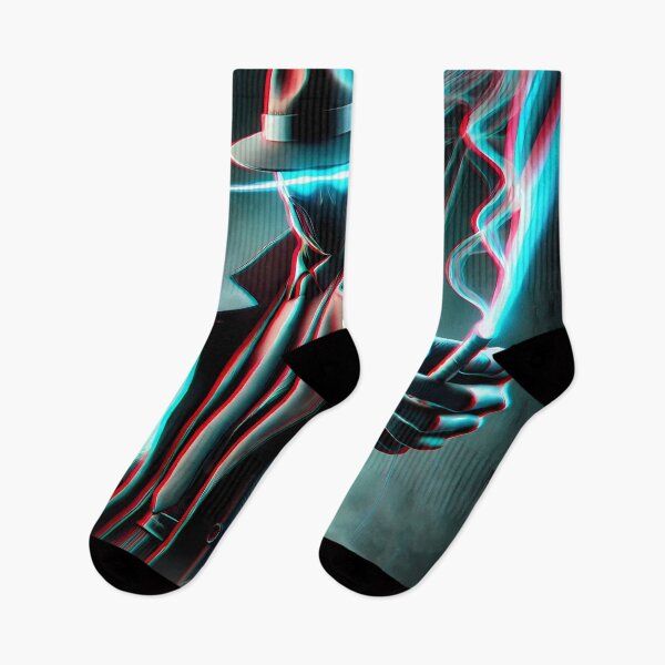 Item preview, Mysterious Cyberpunk Detective – Neon Noir Art designed and sold by FusionCipher.