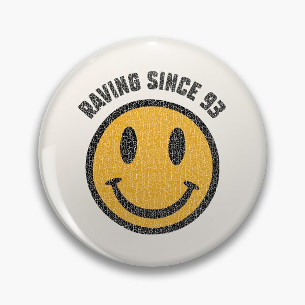 Item preview, Raving Since 93  | Vintage Acid House Smiley Face Design for Electronic Music and Techno Fans designed and sold by paulo silveira.