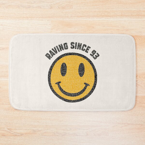 Item preview, Raving Since 93  | Vintage Acid House Smiley Face Design for Electronic Music and Techno Fans designed and sold by paulo silveira.