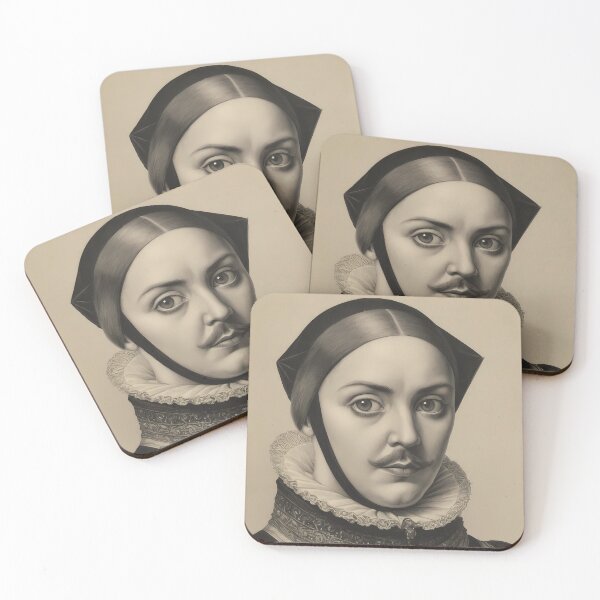 Item preview, Mademoiselle Moustache – A Renaissance Twist designed and sold by Boohoo Beach.