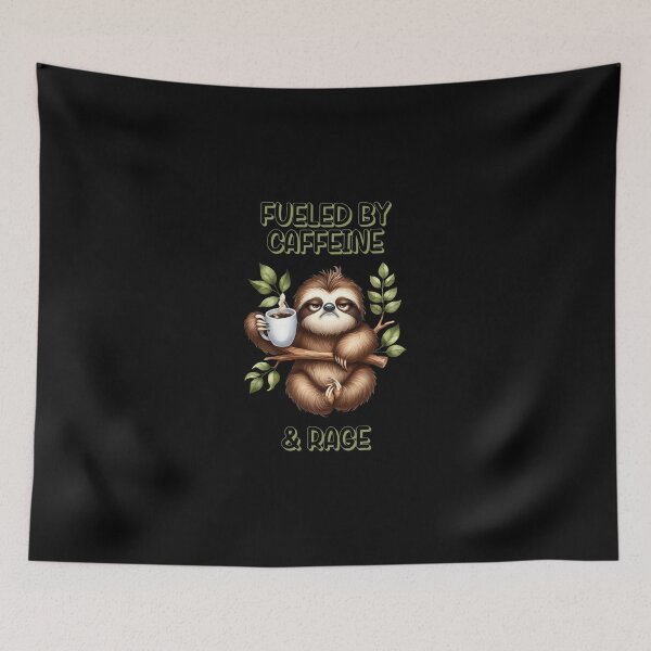 Item preview, fueled by caffeine rage designed and sold by EnchantedOwl.