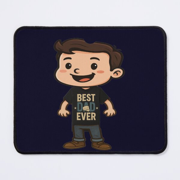Item preview, Cute Boy "BEST DAD EVER" designed and sold by tinkeybabes.
