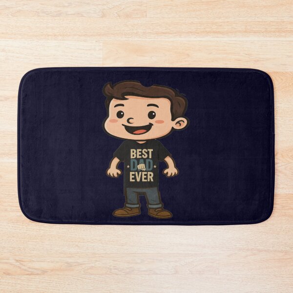 Item preview, Cute Boy "BEST DAD EVER" designed and sold by tinkeybabes.