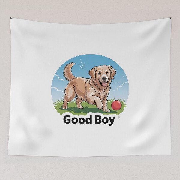 Item preview, A charming illustration of a puppy designed and sold by Marcu Ioachim.
