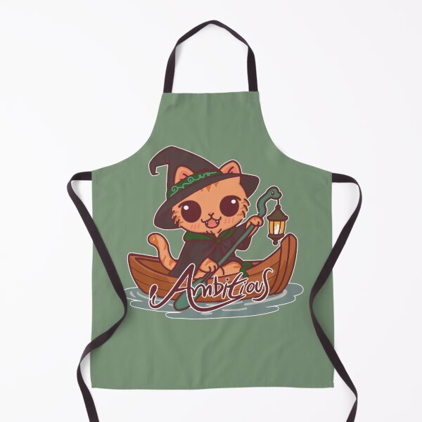 Item preview, Ambitious Wizard Cat – Cute Orange Tabby in Magic Boat designed and sold by BGMeYou.