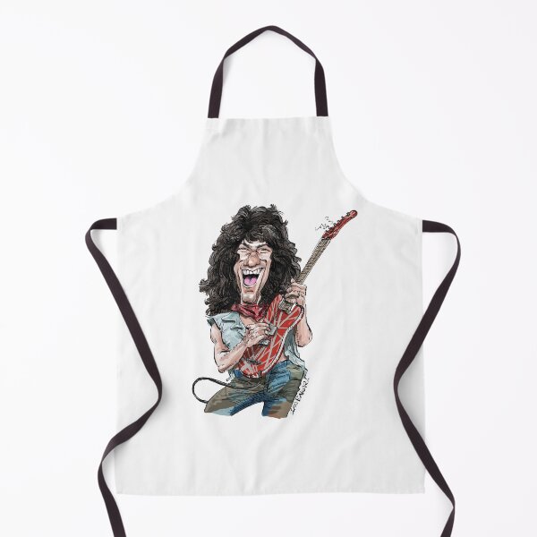 Item preview, Eddie Van Halen caricature by Ian Baker designed and sold by IanBakerToons.