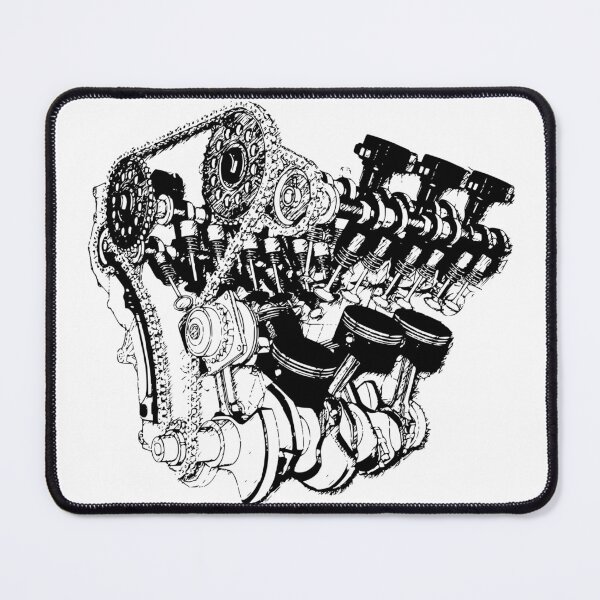 Item preview, Black engine graphic designed and sold by Viper58.