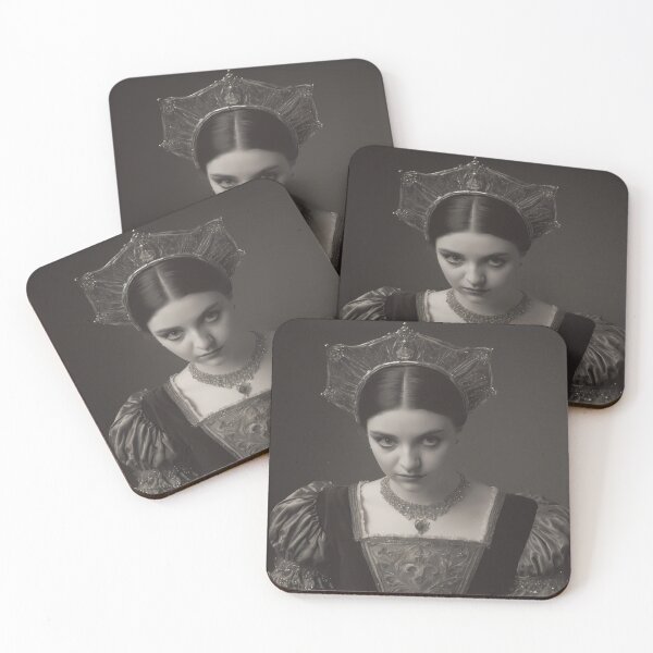 Item preview, The Sable Duchess – Baroque Noir Portrait designed and sold by Boohoo Beach.