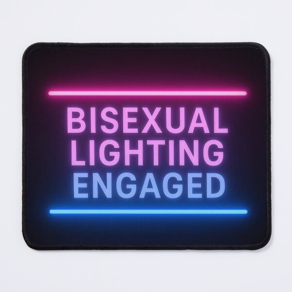 Item preview, Bisexual Lighting Engaged Neon Sign designed and sold by Owcomm.