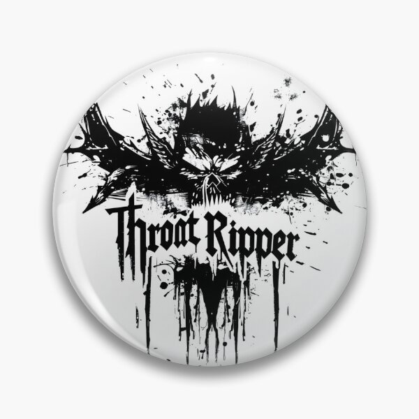 Item preview, Throat Ripper band logo designed and sold by PitchBlackIcon.