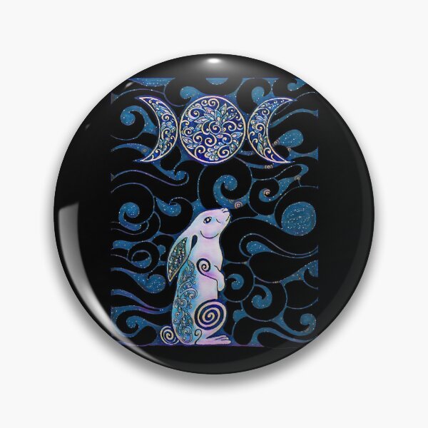 Item preview, Moongazing hare designed and sold by NLaRosaArt.