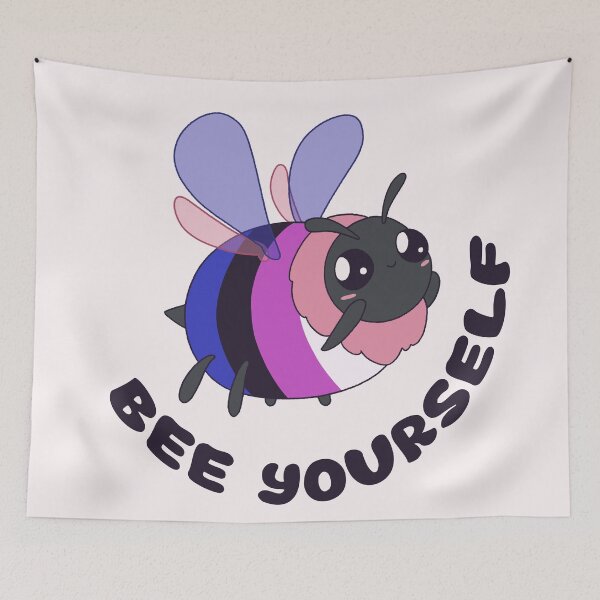 Item preview, Pride: Bee Yourself - Genderfluid designed and sold by BizzyIzzy24.