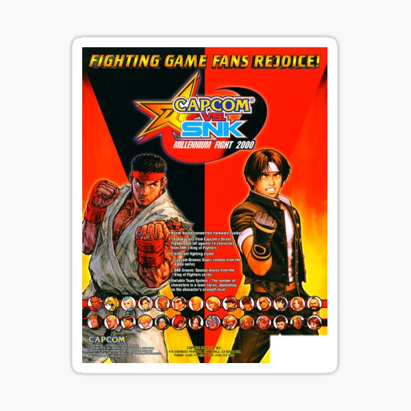 Item preview, prospectus Capcom vs SNK millenium fight 2000 designed and sold by ZENAJ-art.