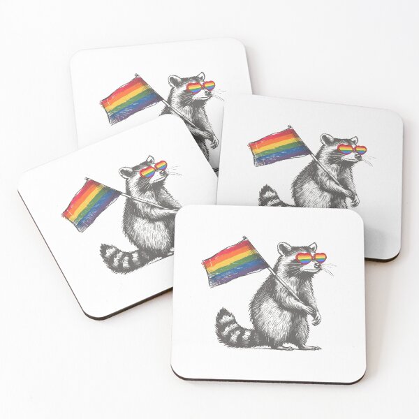 Item preview, Raccoon Pride Lgbt, Racoon Pride Flag, Gay Queer,  Lgbtq Support designed and sold by ILoveWeedLive.