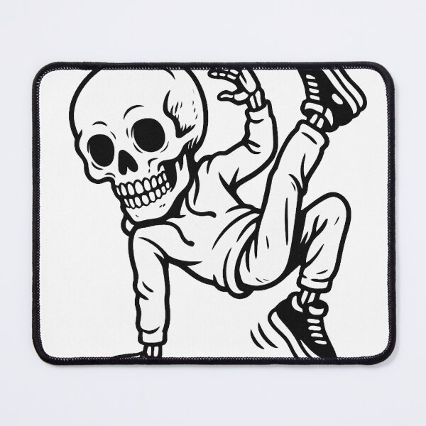 Item preview, Breakdancer Skull designed and sold by virusRojo.