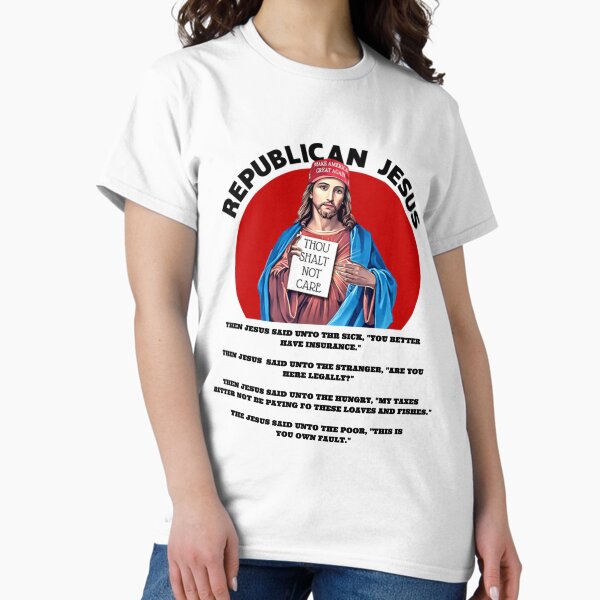 Vista previa del artículo con la obra «Jesús republicano», diseñado y vendido por ILoveWeedLive.