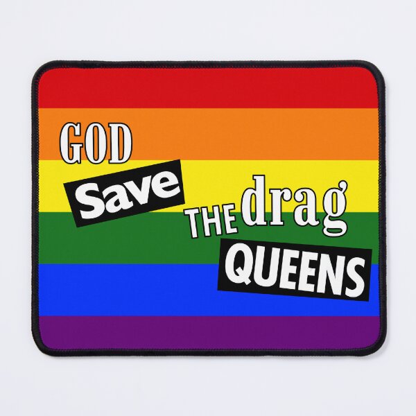 Item preview, Rainbow God save the Drag Queens designed and sold by Thelittlelord.