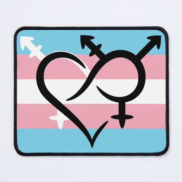 Item preview, Inclusivity & Love Symbol TG Flag designed and sold by Lahila Designs.