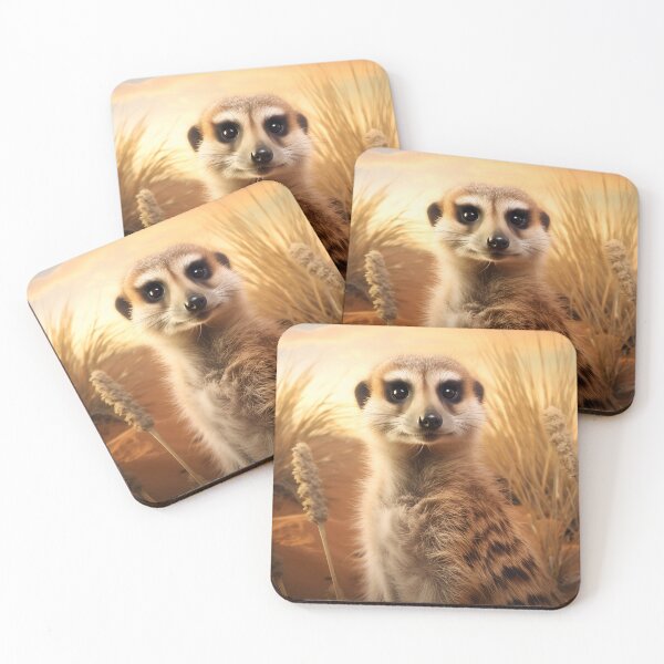 Item preview,  Inquisitive meerkat designed and sold by DrawnThreads.