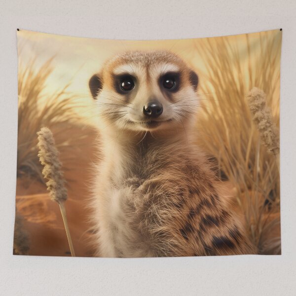 Item preview,  Inquisitive meerkat designed and sold by DrawnThreads.