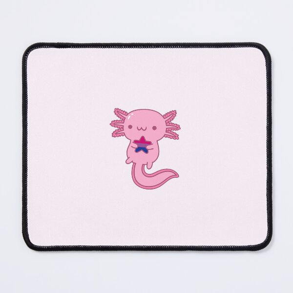 Item preview, S_ubtle Bi Pride Axolotl | Pink Bisexual Flag designed and sold by lea-lani.