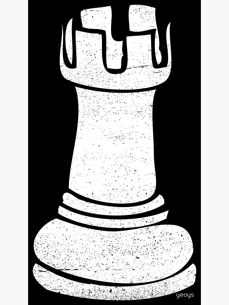 Disover Rook Chess Piece - Cool Chess Club Gift Premium Matte Vertical Poster