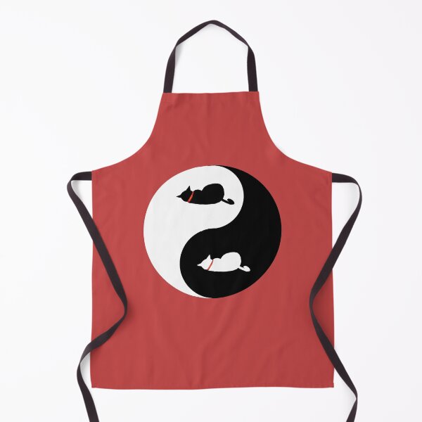 Item preview, Yin Yang Cats – Peaceful Balance in Black & White designed and sold by CreationbyNiki.