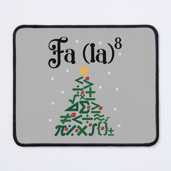Item preview, Funny Math Teacher Christmas Tree – Geeky Holiday Design for STEM Lovers designed and sold by thistledewcraft.