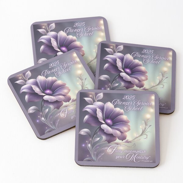 Item preview, JW 2025 Pioneer School Gifts- Purple FLoral designed and sold by Janna Perry Designs.