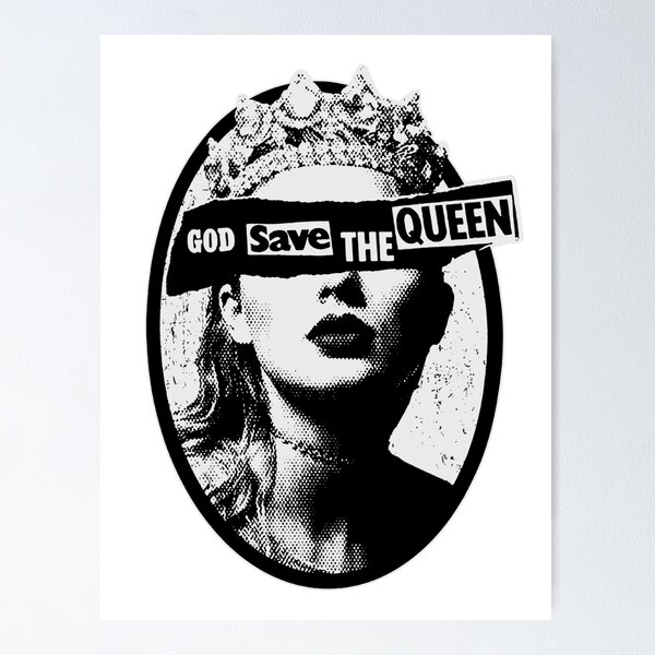 【インパクトアート】GOD SAVE THE REP＆SKULL QUEEN God Save the Queen by Brad Fisher | Tuleste Factory