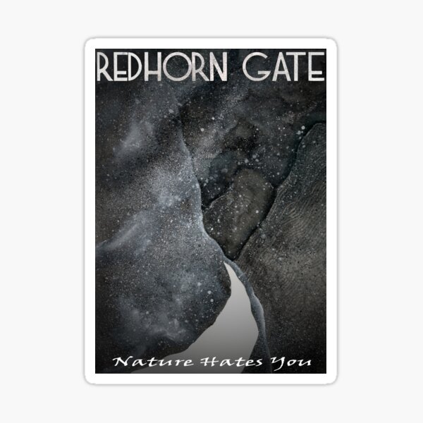Item preview, Redhorn Gate: A Middle-Earth Postcard designed and sold by bitepaintbrush.